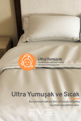 Ranforce Çarşaflı Yastık Ve Yorgan Kılıflı Çift Kişilik Nevresim Takımı 200x220 Cm