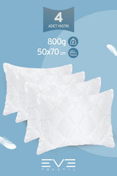 4 Adet Diamond Plus Kapitone Yastık 50*70 Cm 800 gr