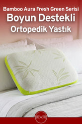 Bamboo Aura Fresh Green Ortopedik Visco Yastık