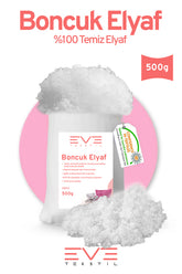 Yastık Yorgan Oyuncak Dolum Malzemesi Antialerjik Yapışmaz 1.Kalite %100 Temiz Boncuk Elyaf 500 Gr