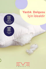 Yastık Yorgan Oyuncak Dolum Malzemesi Antialerjik Yapışmaz 1.Kalite %100 Temiz Silikon Elyaf 500 Gr