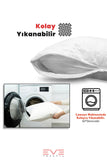 1 Adet 40X40 Cm Kapitone Koruyuculu Çıkarılabilir Fermuarlı Silikon Elyaf Rahat Ev Ve Otel Yastığı