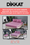 10 Adet Diamon Kapitone Antibakteriyel Fermuarlı Yıkanabilir Otel Lüks Yastık Kılıfı 50x70cm