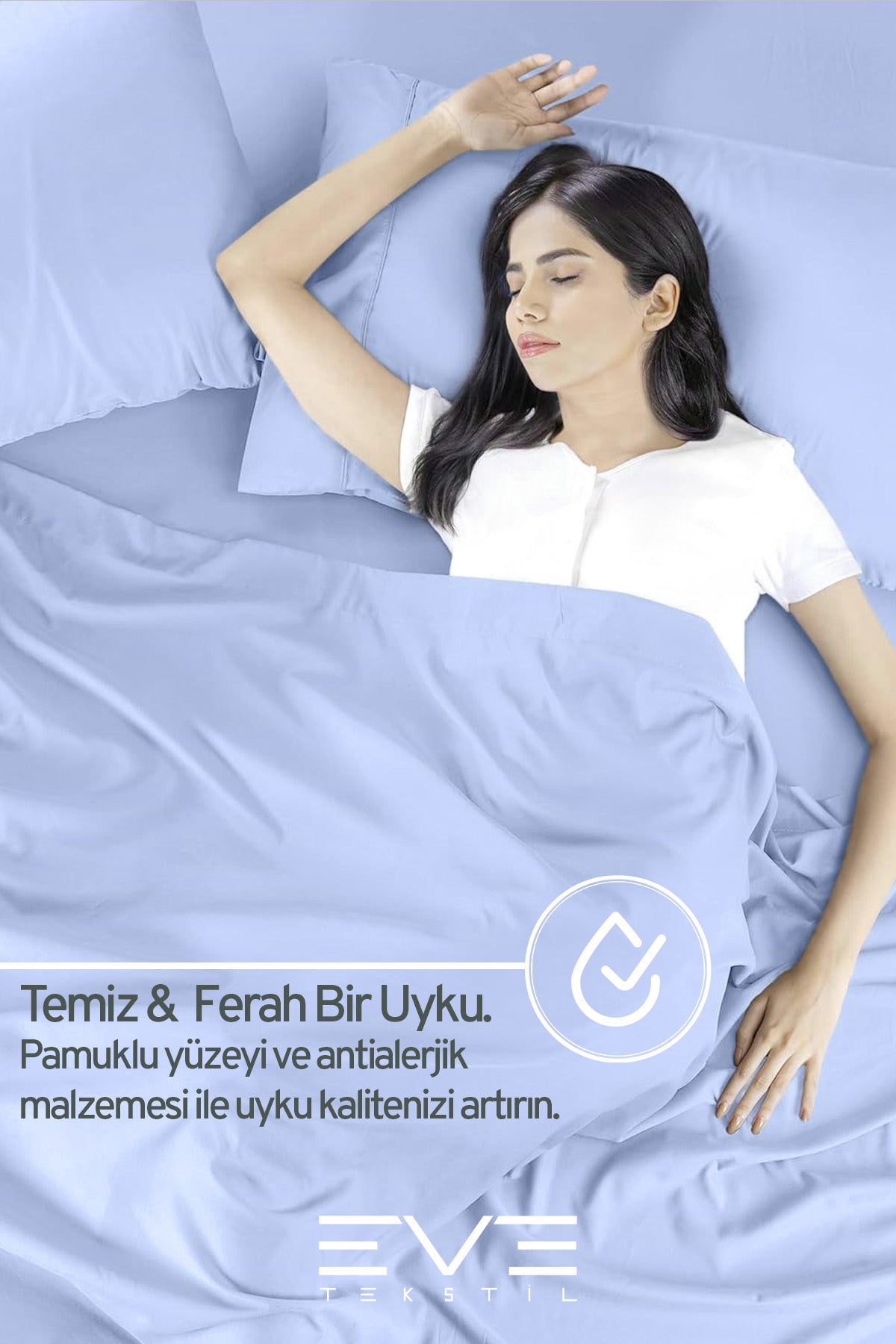 Pamuklu Tek Kişilik RainForce Kumaş Lastikli Çarşaf Ve Yastık Kılıf Set