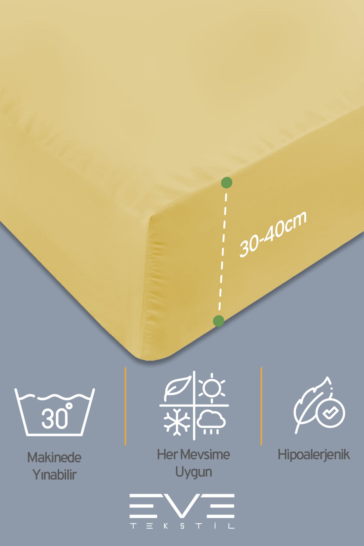 Pamuklu Tek Kişilik RainForce Kumaş Lastikli Çarşaf Ve Yastık Kılıf Set