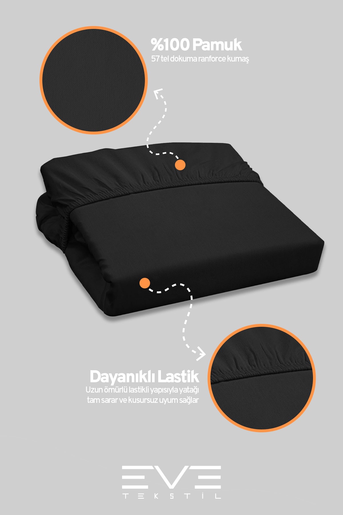 Pamuklu Tek Kişilik RainForce Kumaş Lastikli Çarşaf Ve Yastık Kılıf Set