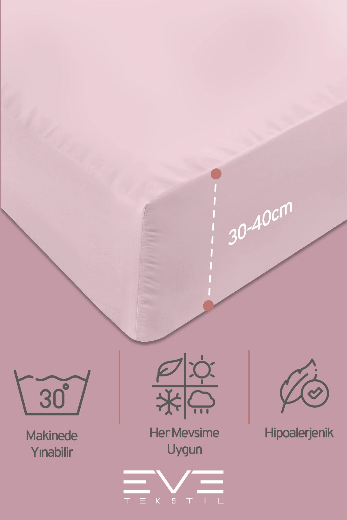 Pamuklu Tek Kişilik RainForce Kumaş Lastikli Çarşaf Ve Yastık Kılıf Set