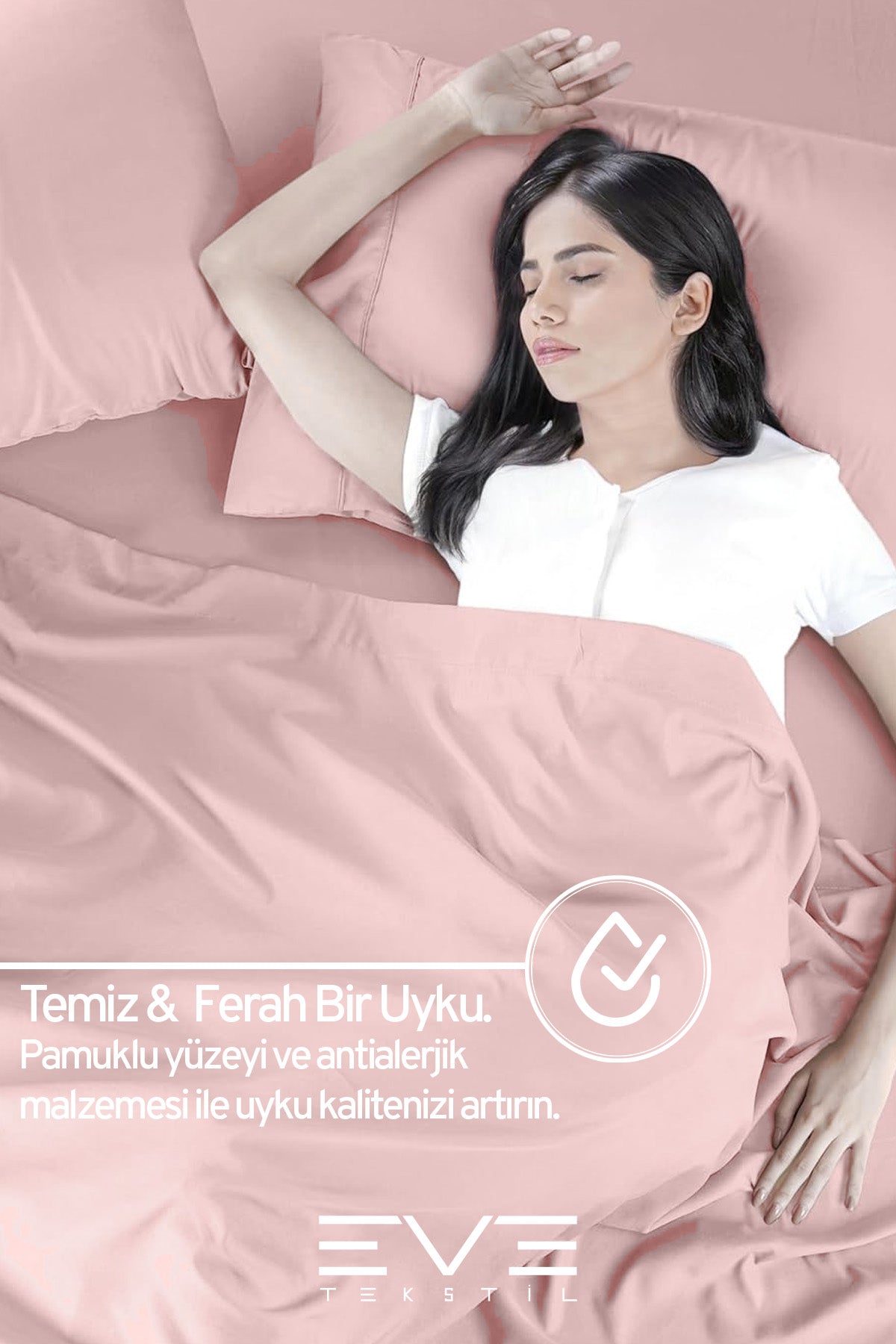 Pamuklu Tek Kişilik RainForce Kumaş Lastikli Çarşaf Ve Yastık Kılıf Set