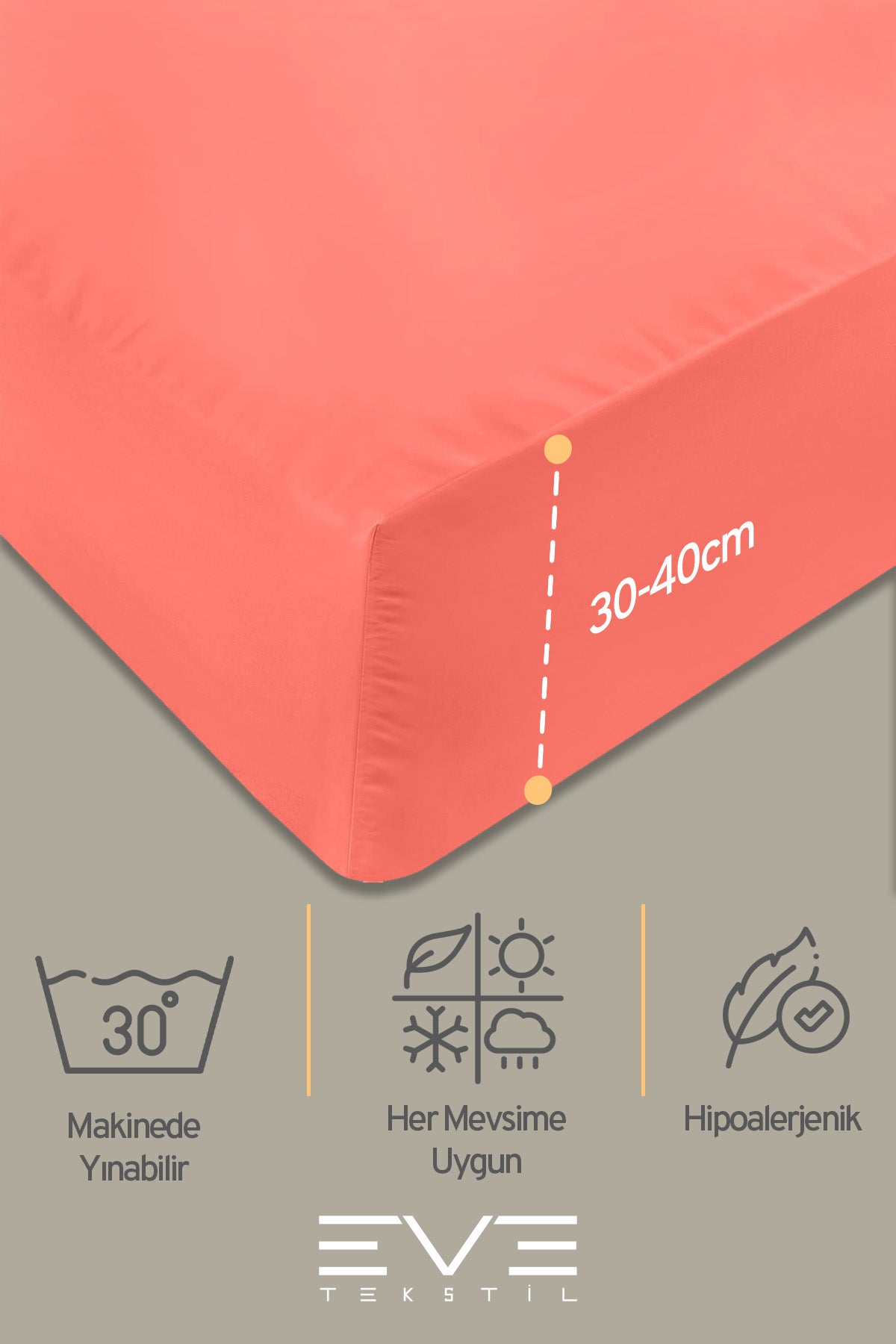 Pamuklu Tek Kişilik RainForce Kumaş Lastikli Çarşaf Ve Yastık Kılıf Set