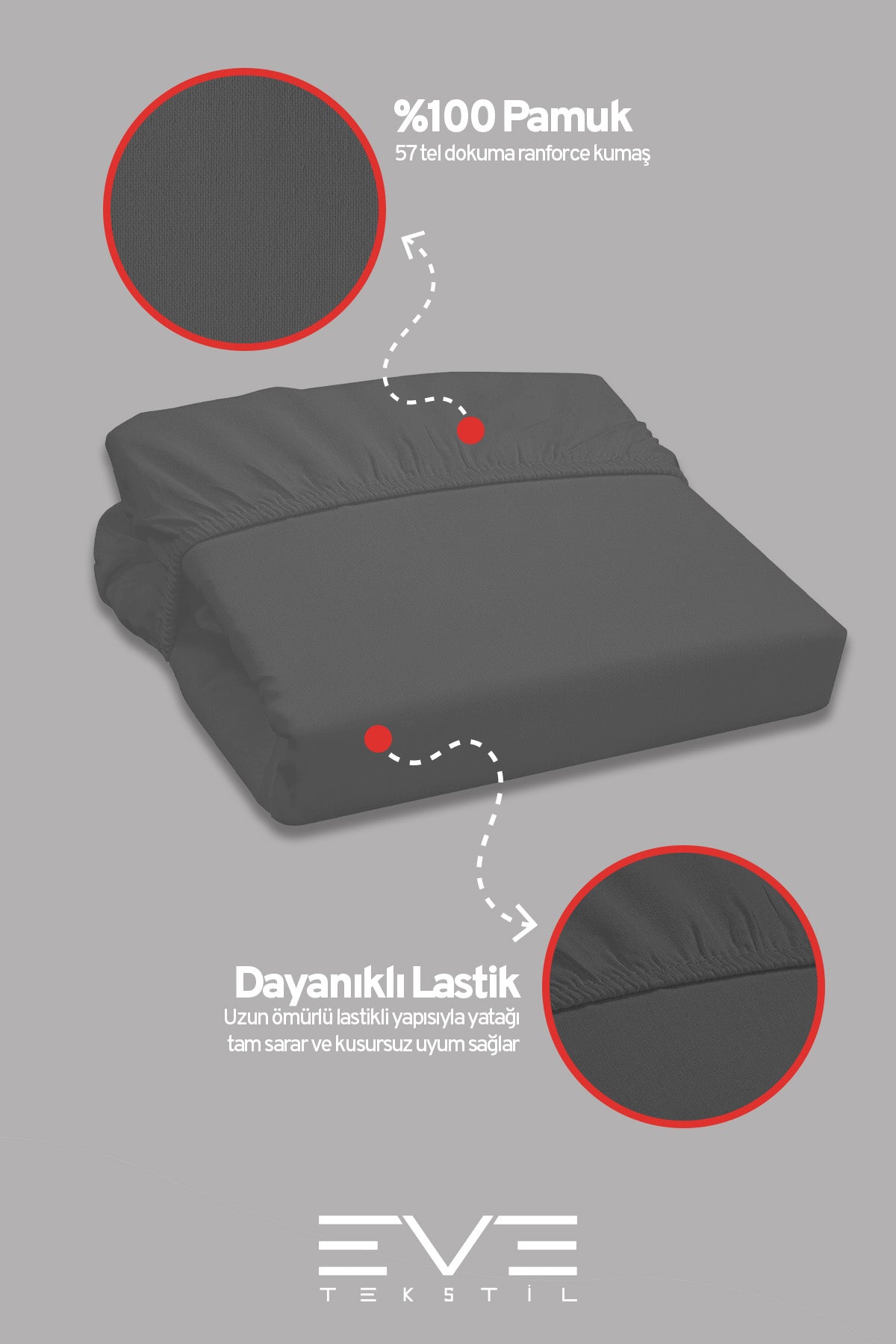Pamuklu Tek Kişilik RainForce Kumaş Lastikli Çarşaf Ve Yastık Kılıf Set