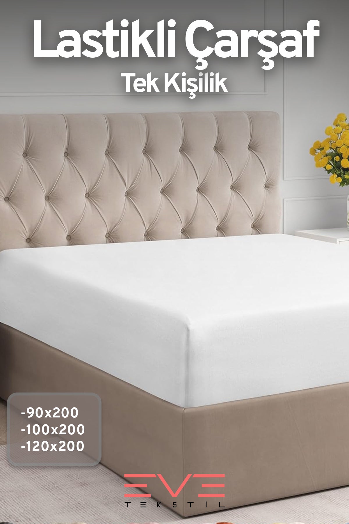 Pamuklu Tek Kişilik RainForce Kumaş Lastikli Çarşaf Ve Yastık Kılıf Set