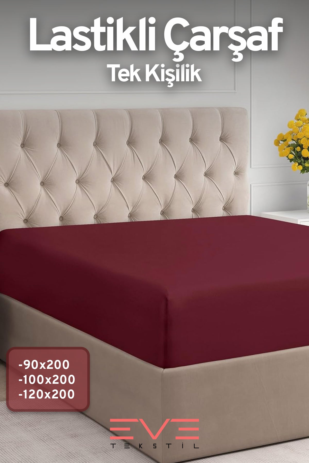 Pamuklu Tek Kişilik RainForce Kumaş Lastikli Çarşaf Ve Yastık Kılıf Set