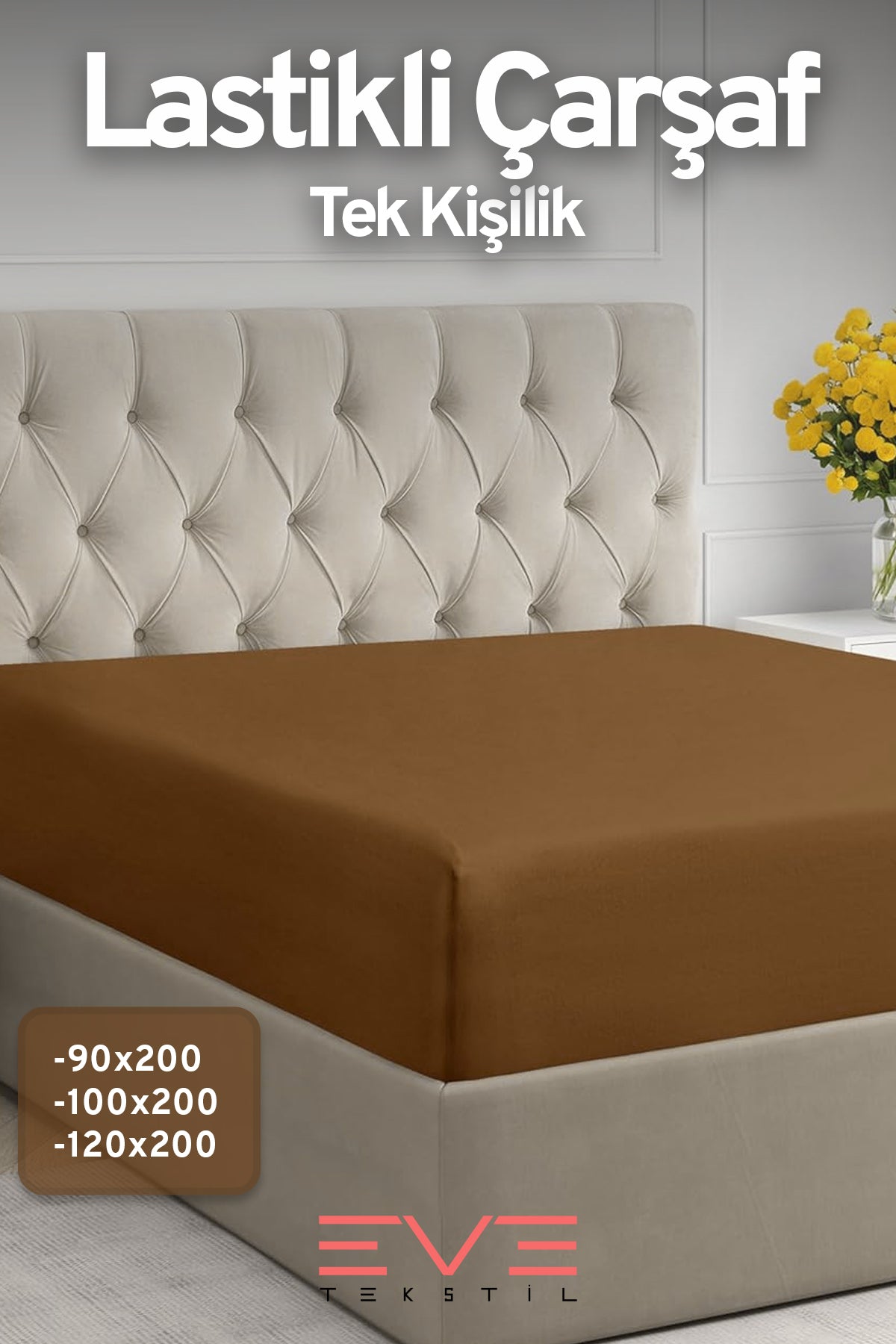 Pamuklu Tek Kişilik RainForce Kumaş Lastikli Çarşaf Ve Yastık Kılıf Set