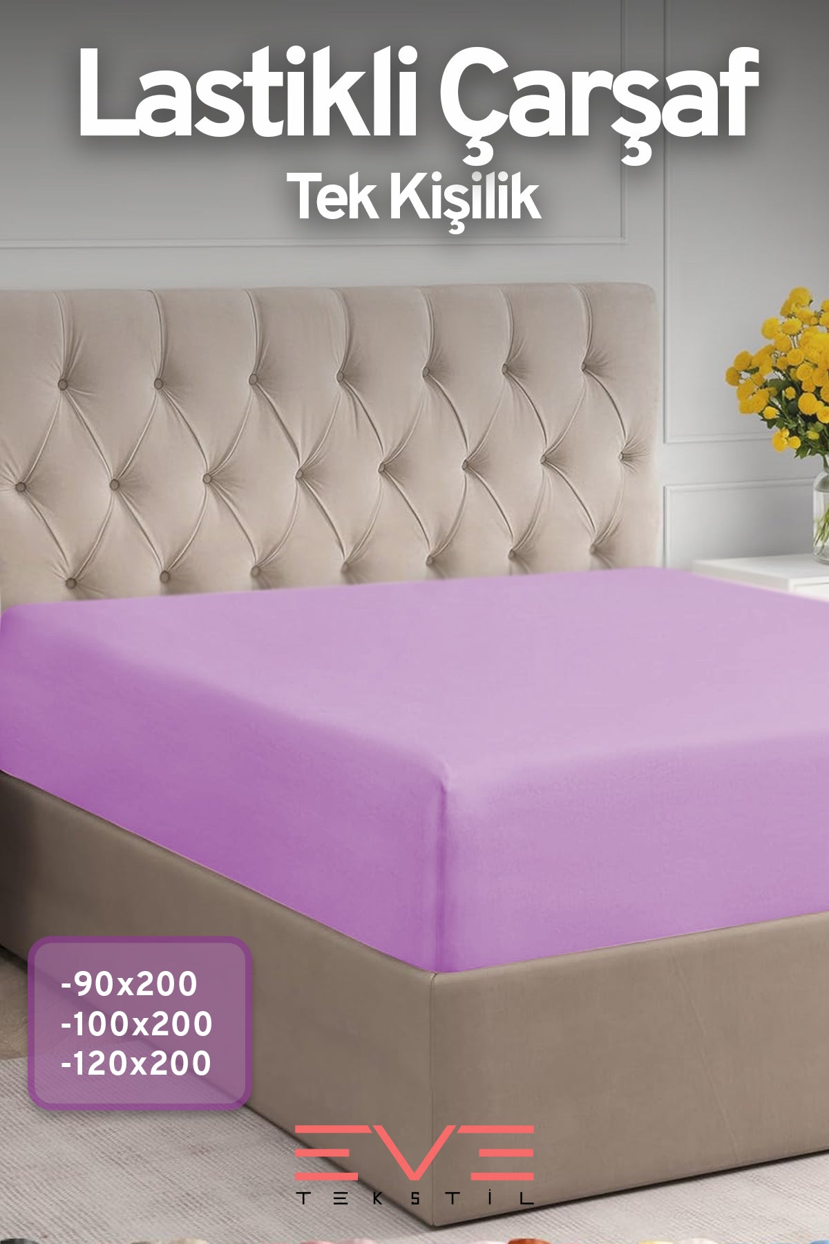 Pamuklu Tek Kişilik RainForce Kumaş Lastikli Çarşaf Ve Yastık Kılıf Set