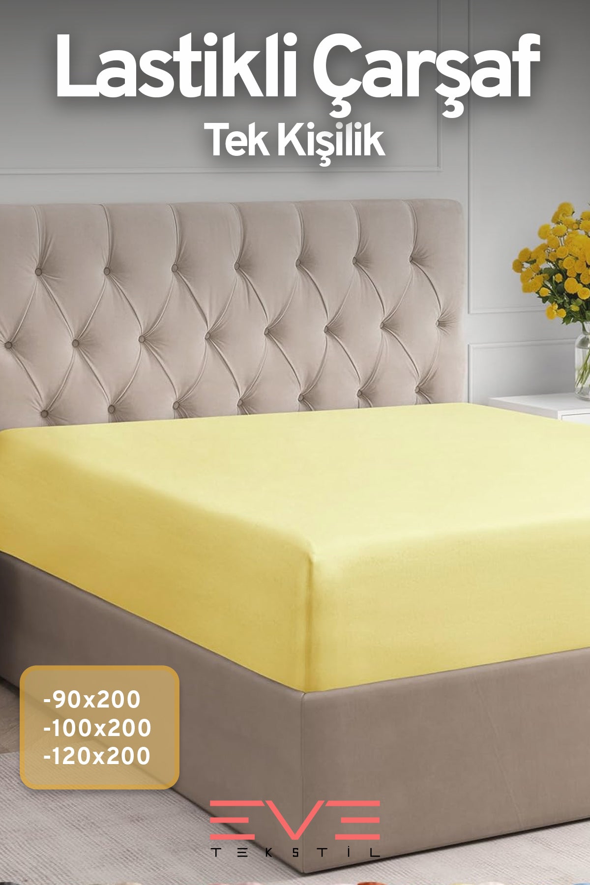Pamuklu Tek Kişilik RainForce Kumaş Lastikli Çarşaf Ve Yastık Kılıf Set