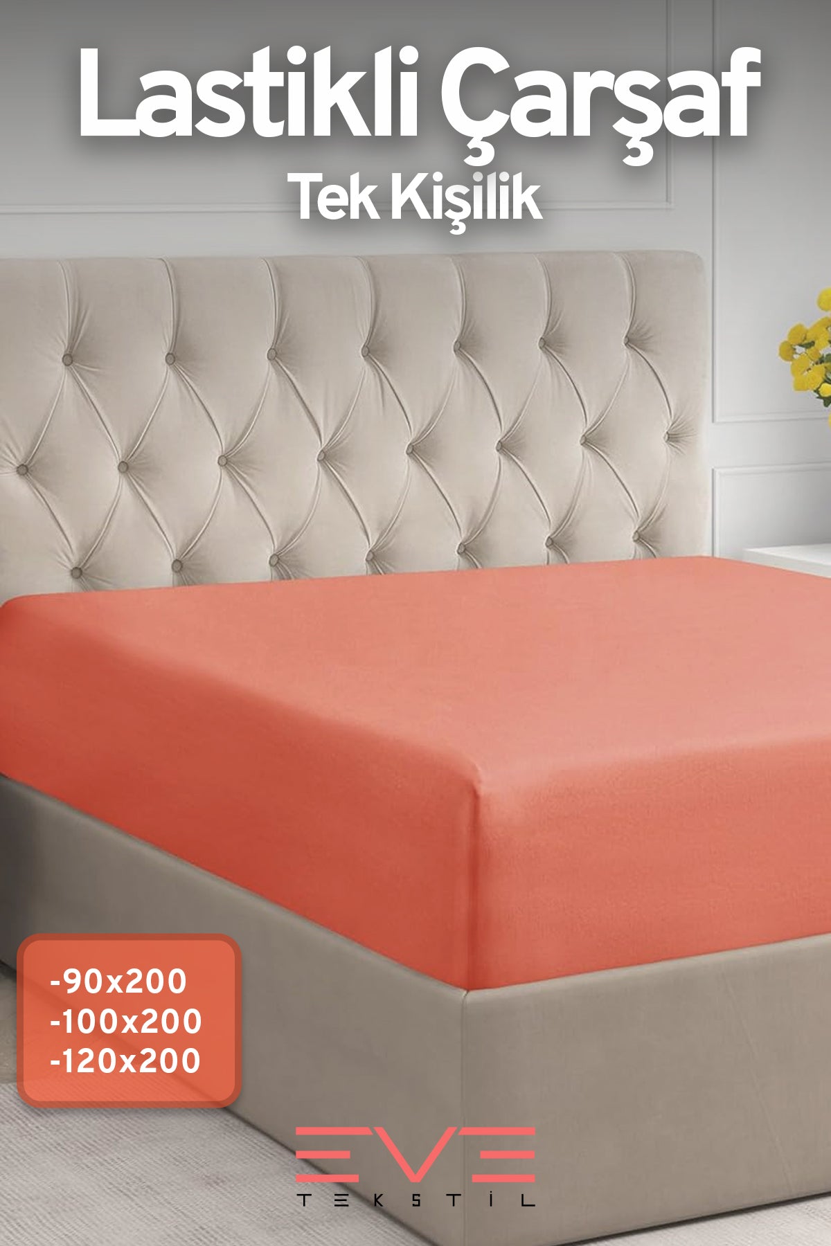 Pamuklu Tek Kişilik RainForce Kumaş Lastikli Çarşaf Ve Yastık Kılıf Set
