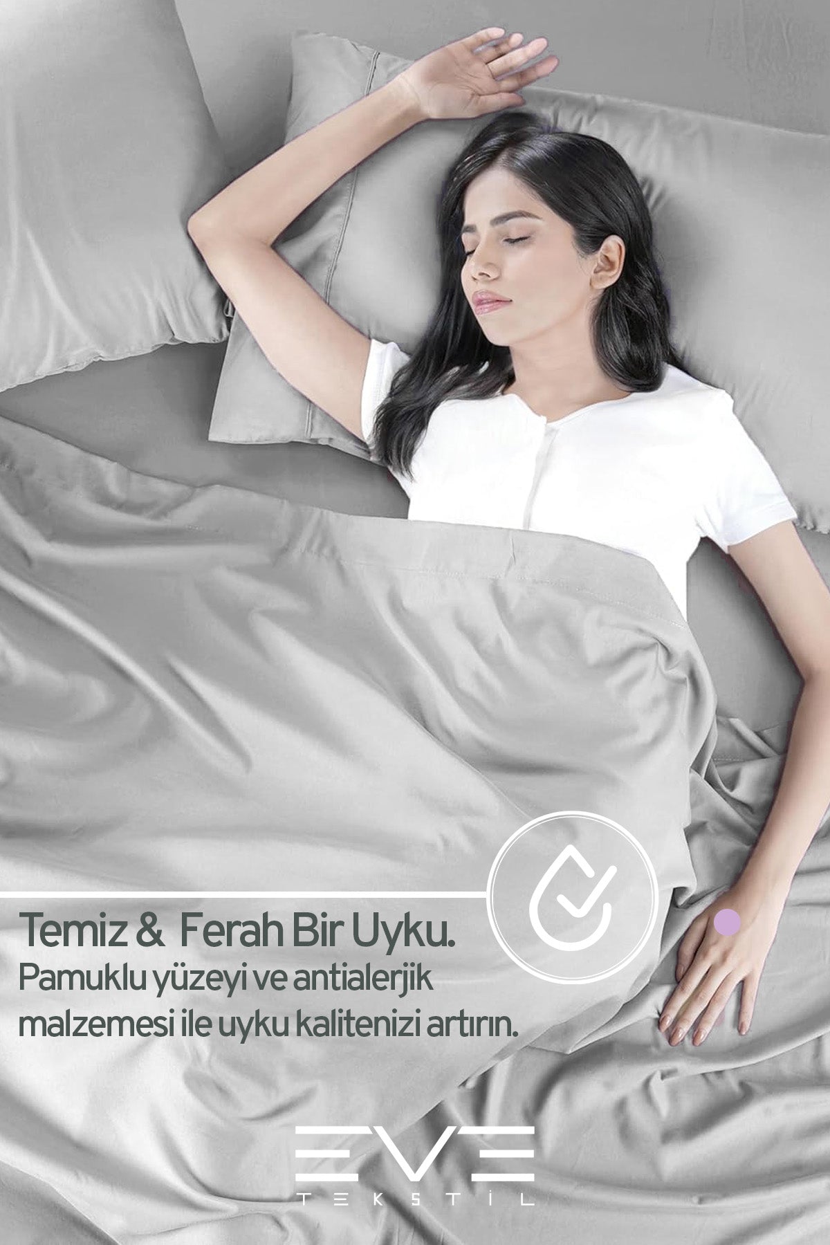 Pamuklu Tek Kişilik RainForce Kumaş Lastikli Çarşaf Ve Yastık Kılıf Set