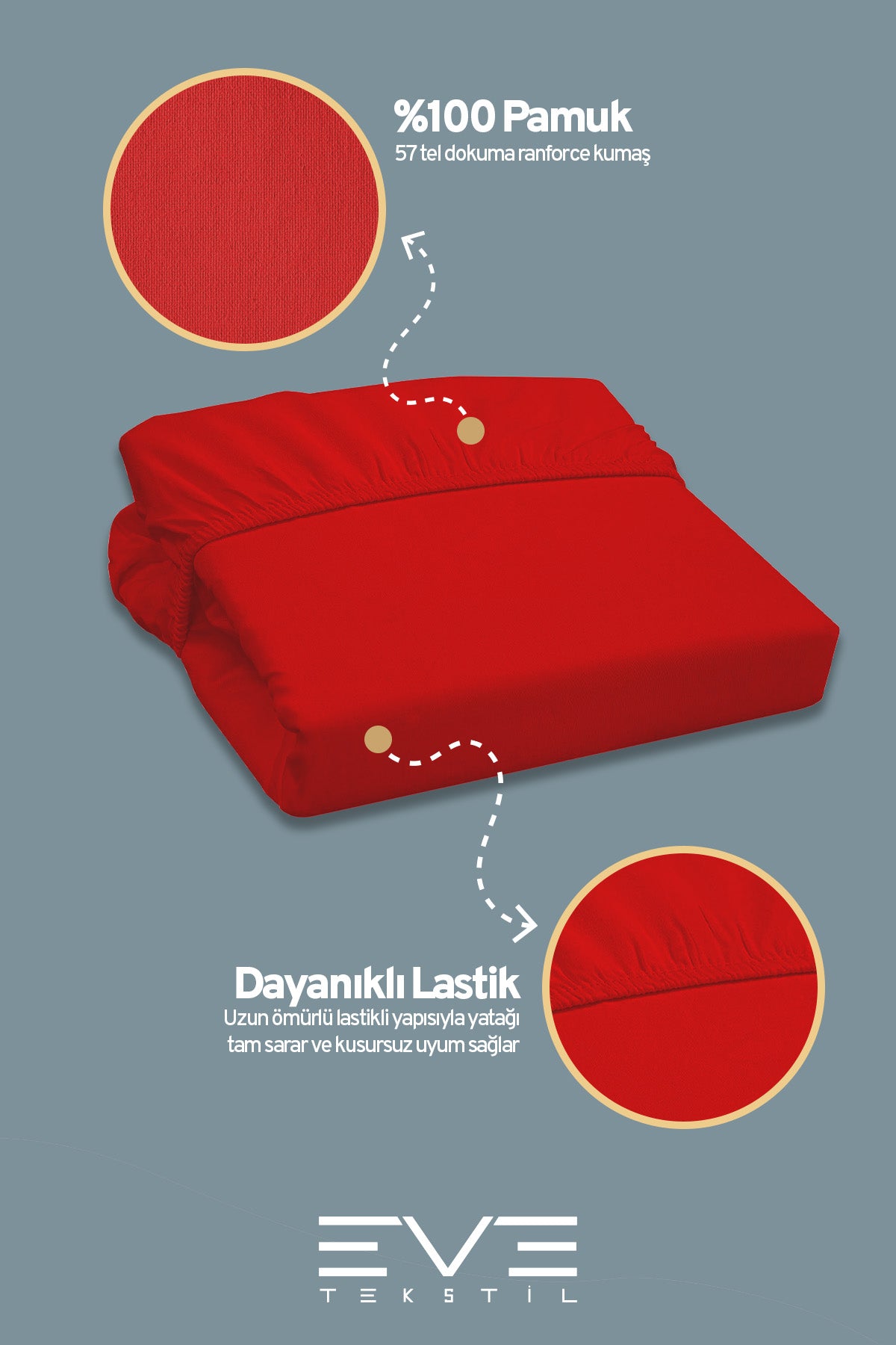Pamuklu Tek Kişilik RainForce Kumaş Lastikli Çarşaf Ve Yastık Kılıf Set