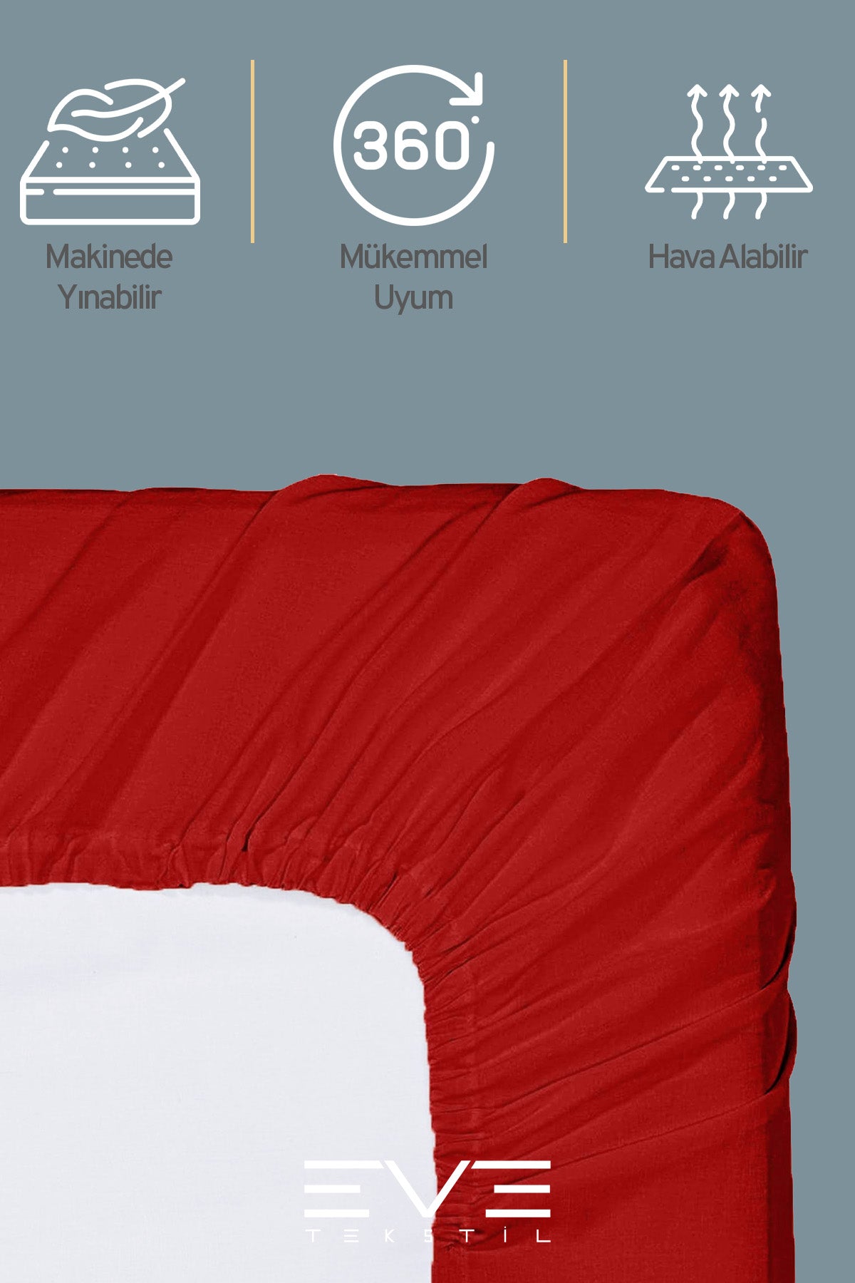 Pamuklu Tek Kişilik RainForce Kumaş Lastikli Çarşaf Ve Yastık Kılıf Set