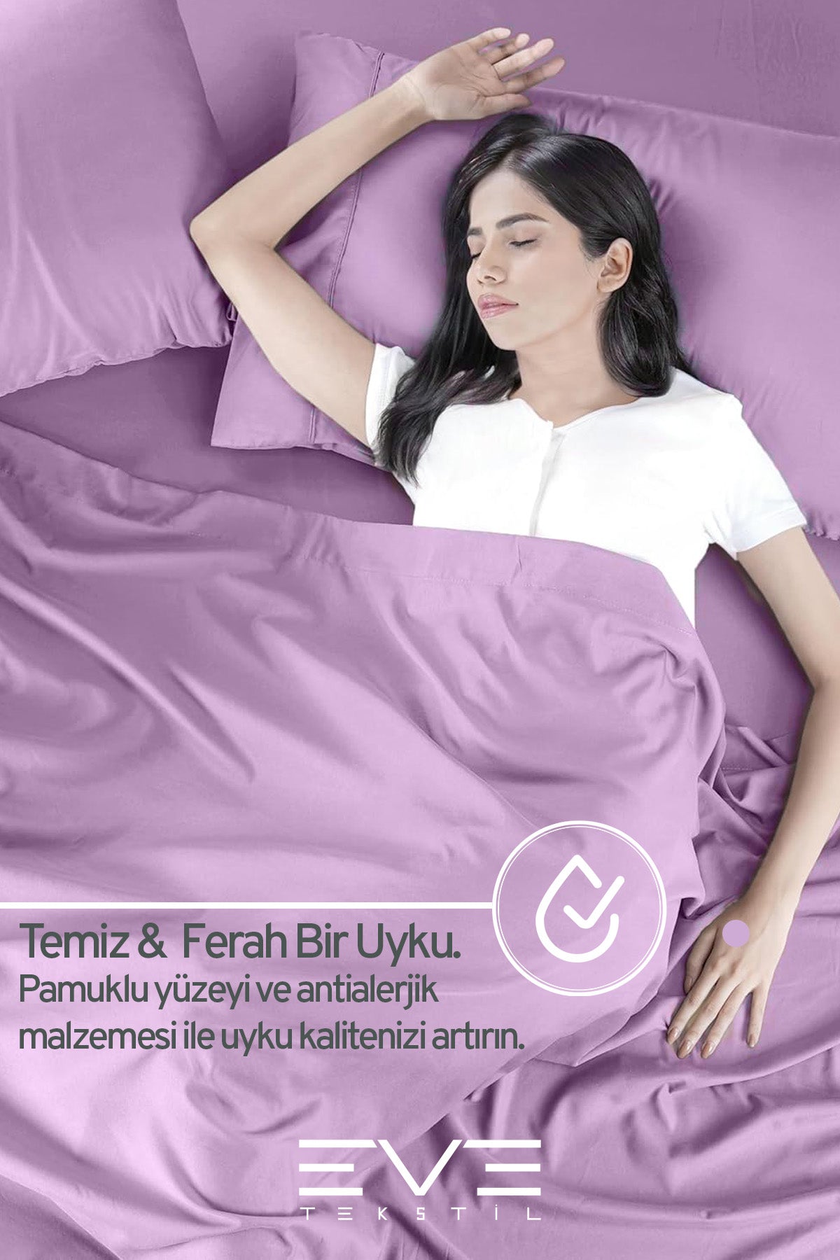Pamuklu Tek Kişilik RainForce Kumaş Lastikli Çarşaf Ve Yastık Kılıf Set