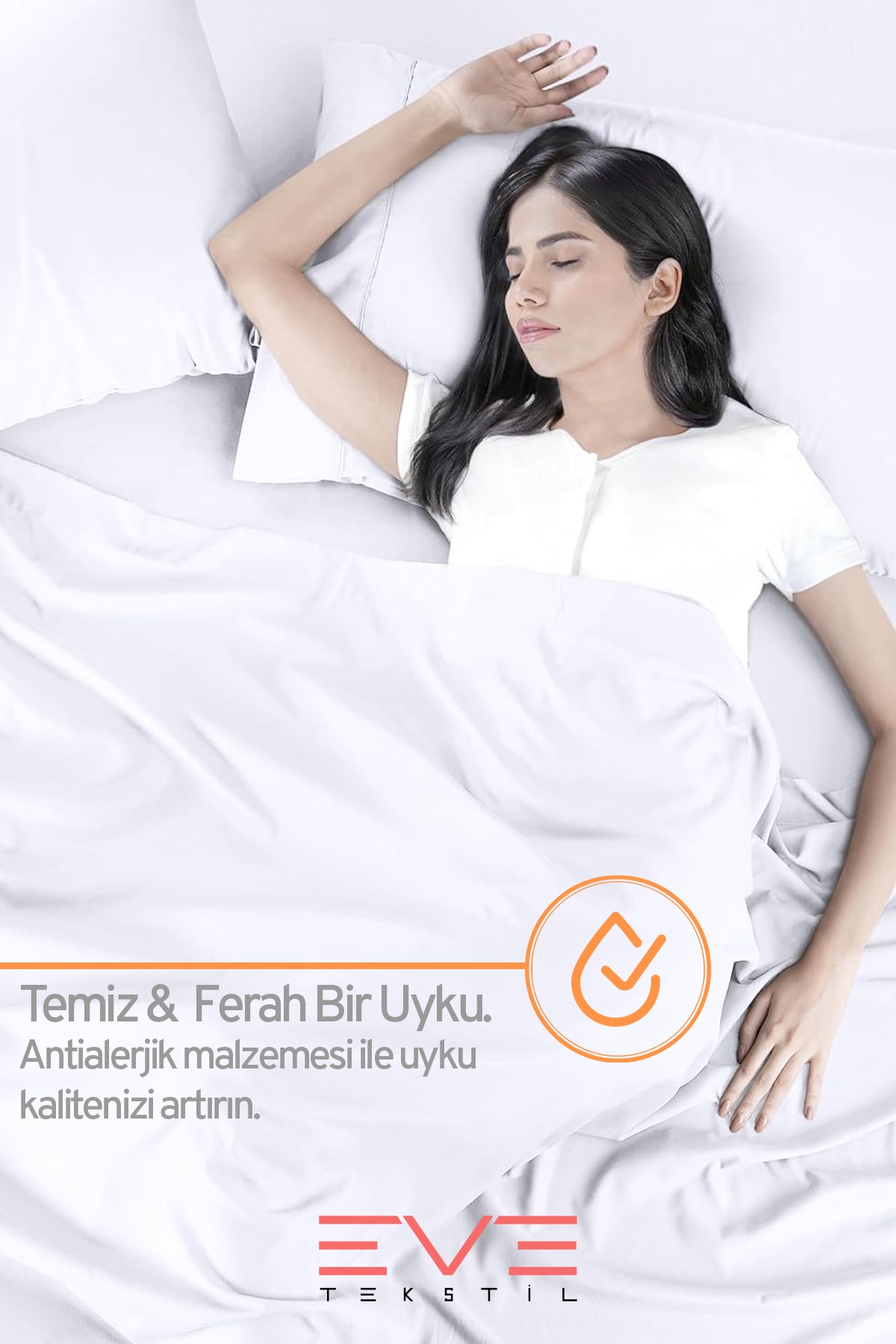 Fitted Yüksek Kaliteli Penye Kumaş Tek Kişilik Lastikli Çarşaf