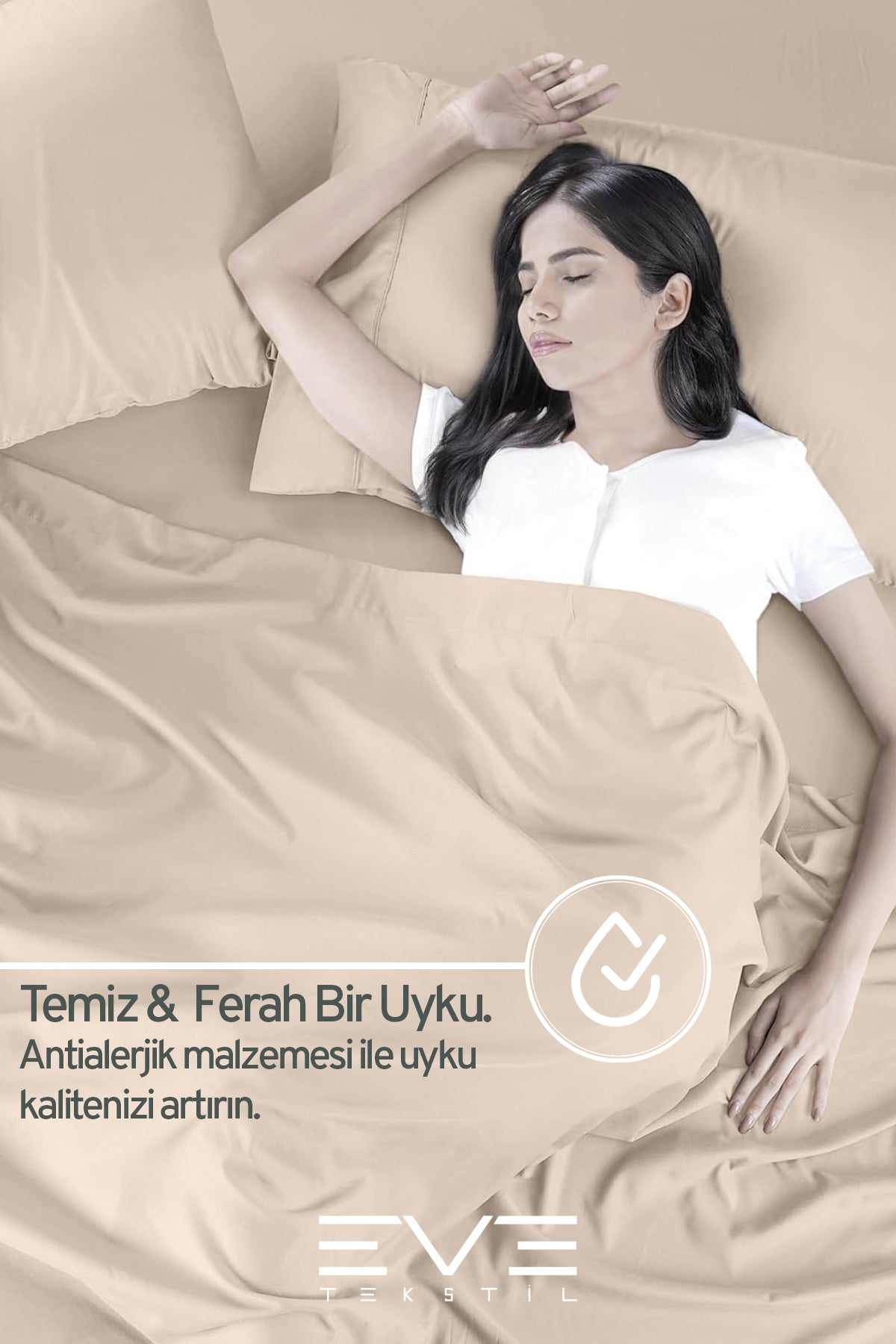 Fitted Yüksek Kaliteli Penye Kumaş Tek Kişilik Lastikli Çarşaf