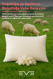 %100 Merinos Kuzu Yünlü Antialerjik Yıkanabilir Fermuarlı Doğal Yastık 50x70 Cm 900 Gr