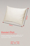%100 Merinos Kuzu Yünlü Antialerjik Yıkanabilir Fermuarlı Doğal Yastık 50x70 Cm 900 Gr