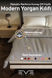 Pamuklu Ranforce Kumaş Çift Kişilik Antialerjik Modern Nevresim Yorgan Kılıfı 220x240 Cm