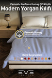 Pamuklu Ranforce Kumaş Çift Kişilik Antialerjik Modern Nevresim Yorgan Kılıfı 220x240 Cm
