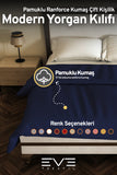 Pamuklu Ranforce Kumaş Çift Kişilik Antialerjik Modern Nevresim Yorgan Kılıfı 220x240 Cm