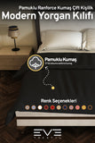 Pamuklu Ranforce Kumaş Çift Kişilik Antialerjik Modern Nevresim Yorgan Kılıfı 220x240 Cm