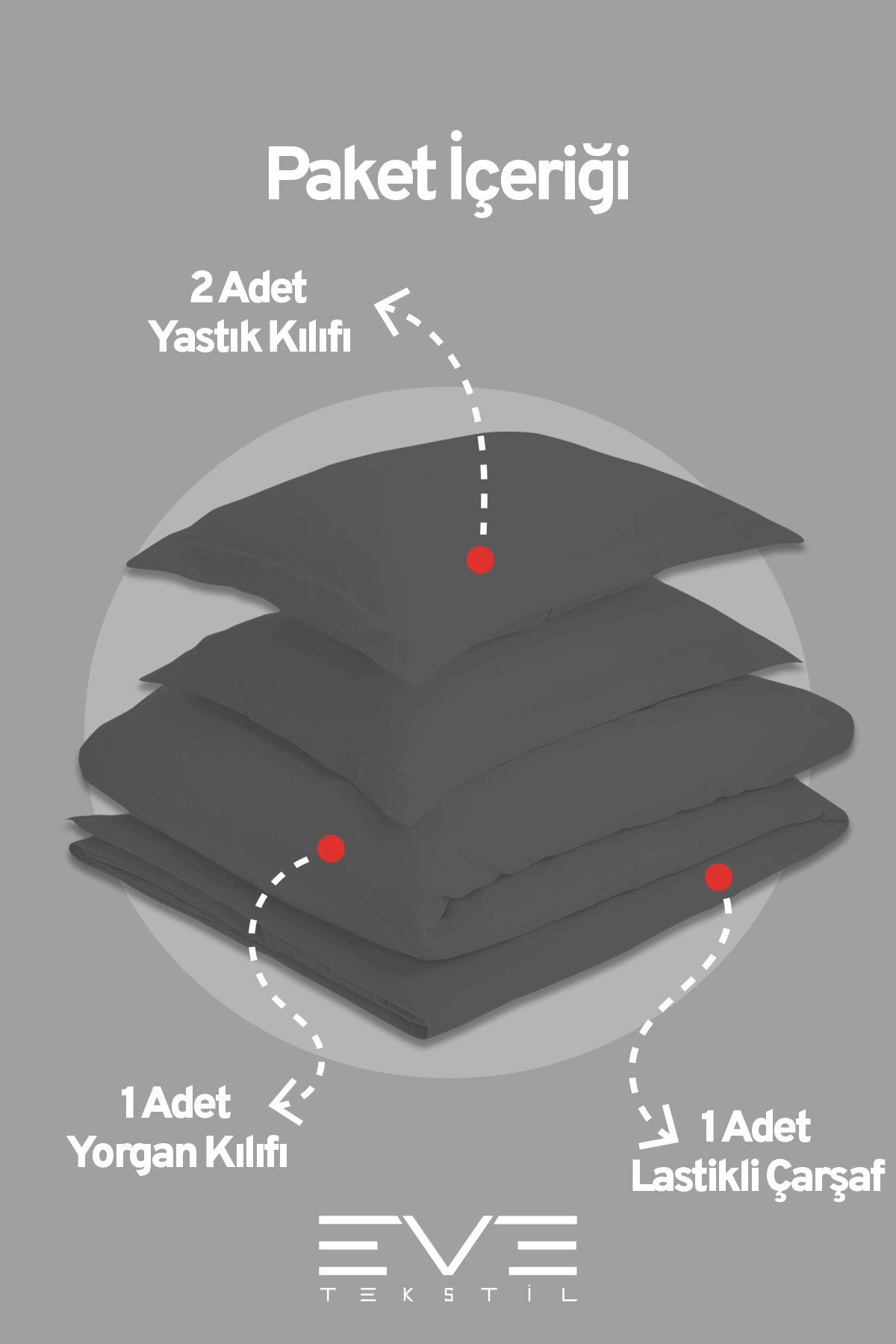 Ranforce Çarşaflı Yastık Ve Yorgan Kılıflı Çift Kişilik Nevresim Takımı 200x220 Cm
