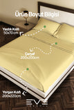 Ranforce Çarşaflı Yastık Ve Yorgan Kılıflı Çift Kişilik Nevresim Takımı 200x220 Cm