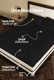 Ranforce Çarşaflı Yastık Ve Yorgan Kılıflı Çift Kişilik Nevresim Takımı 200x220 Cm