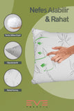 Bamboo Gri Serisi Kılıflı Antialerjik Fermuarlı Yıkanabilir Silikon Elyaf Yastık 50x70cm 800 gr