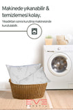 Bamboo Gri Serisi Kılıflı Antialerjik Fermuarlı Yıkanabilir Silikon Elyaf Yastık 50x70cm 800 gr