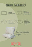 2 Adet Bamboo Serisi Kılıflı Fermuarlı Yıkanabilir Antialerjik Silikon Elyaf Yastık 50x70cm 800 gr