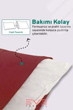 2 Adet RanForce Düz Pamuk Antibakteriyel Yıkanabilir Lüks Yastık Kılıfı 50x70cm