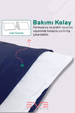 2 Adet RanForce Düz Pamuk Antibakteriyel Yıkanabilir Lüks Yastık Kılıfı 50x70cm