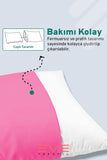 2 Adet RanForce Düz Pamuk Antibakteriyel Yıkanabilir Lüks Yastık Kılıfı 50x70cm