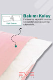 2 Adet RanForce Düz Pamuk Antibakteriyel Yıkanabilir Lüks Yastık Kılıfı 50x70cm