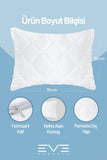 Antialerjik Vakumlu Fermuarlı Yıkanabilir Diamon Plus Kapitone Yastık 50x70 Cm 800 gr