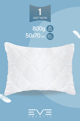 Antialerjik Vakumlu Fermuarlı Yıkanabilir Diamon Plus Kapitone Yastık 50x70 Cm 800 gr