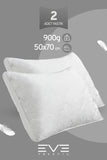 2 Adet Klimax Beyaz Serisi Kılıflı Fermuarlı Klimali Antialerjik Silikon Nano Elyaf Yastık 50x70cm
