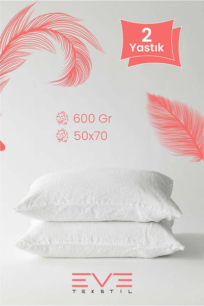 2 Adet Roll Pack Silikon Elyaf Yastık 50 X 70 Cm Afet Bölgesi Özel Ürünüdür