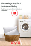 1 Adet Silikon Elyaf Nonwoven Yıkanabilir Antialerjik Vakumlu Yastık Seti 50x70cm 600 gr