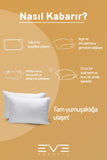 Silikon Elyaf Dolgulu Vakumlu AntiAlerjik Yüksek Dolgulu Yastık 50x70cm 1000 gr