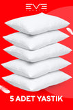 5 Adet Micro Silikon Elyaf Nonwoven Yıkanabilir Antialerjik Ev Ve Hotel Yastık 50x70cm 700 gr