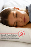 5 Adet Micro Silikon Elyaf Nonwoven Yıkanabilir Antialerjik Ev Ve Hotel Yastık 50x70cm 700 gr